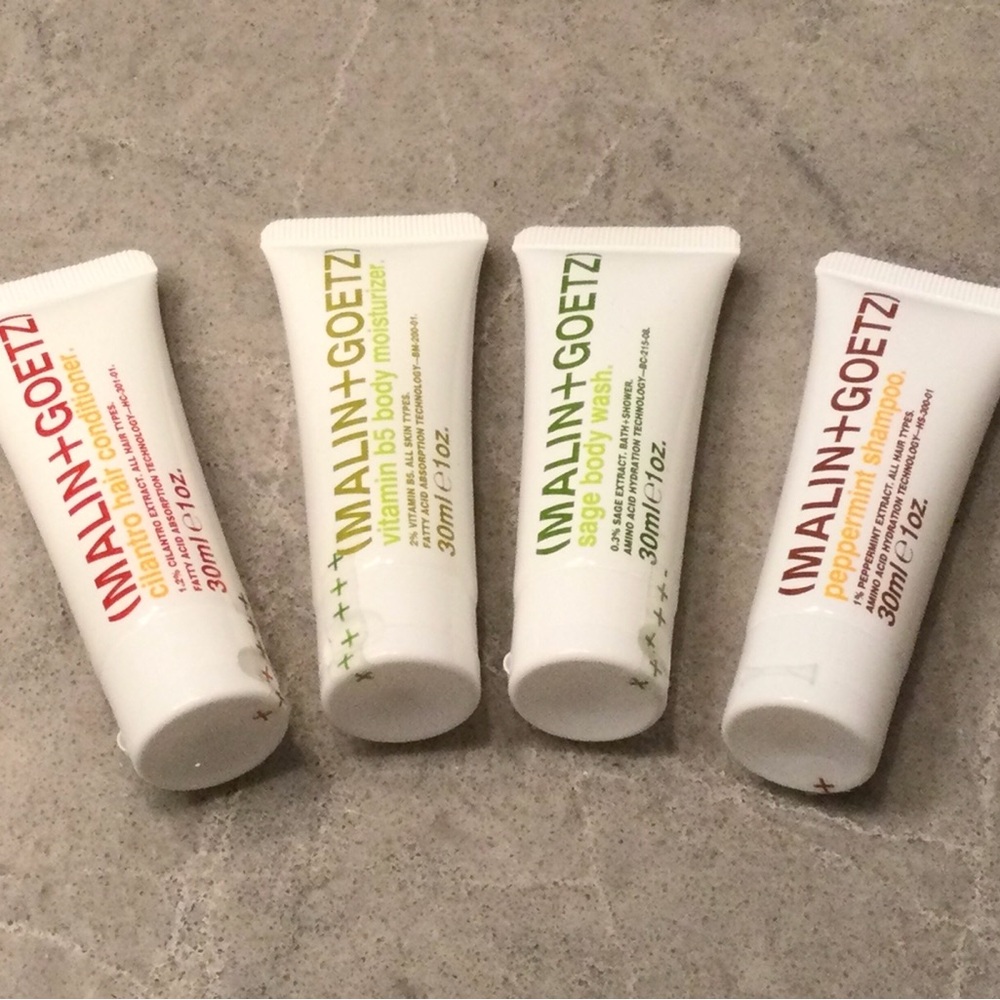 Malin + Goetz 1 oz. travel size shampoo, conditioner, body wash & lotion - Picture 2 of 3